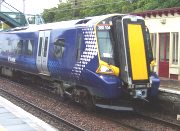 Class 380 EMU at Drem on its first day
