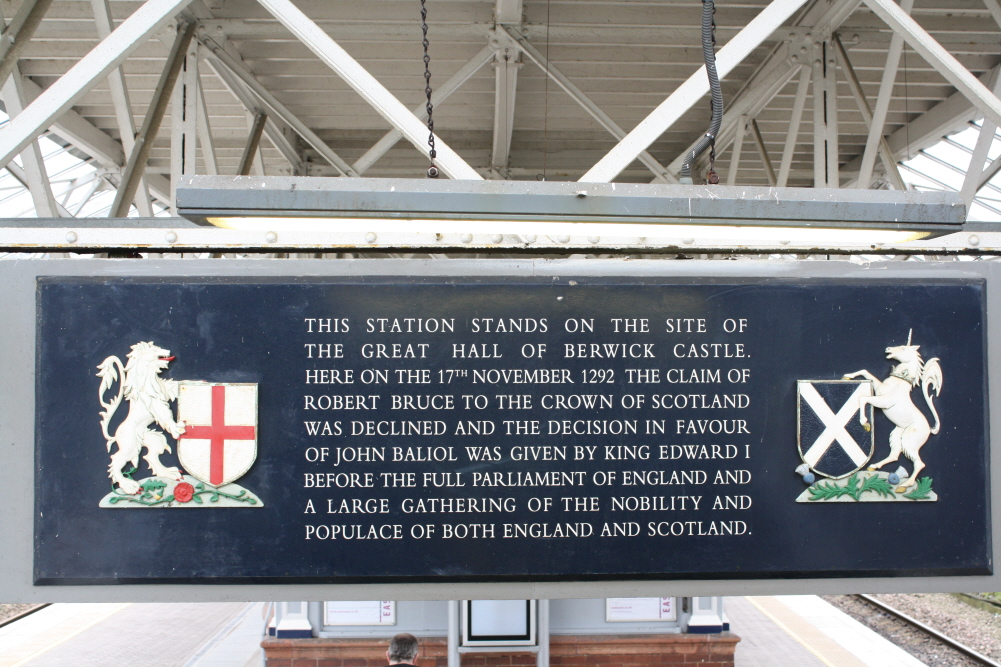 Sign at Berwick Station